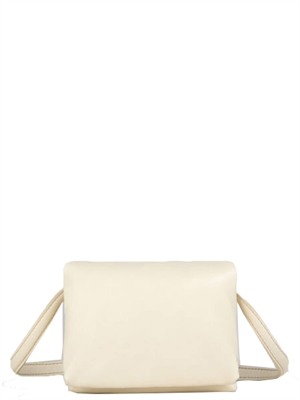 MARNI Mini Prisma Pouch, Ivory 